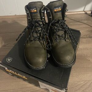 Ariat Women's Work Boots - Dark Olive